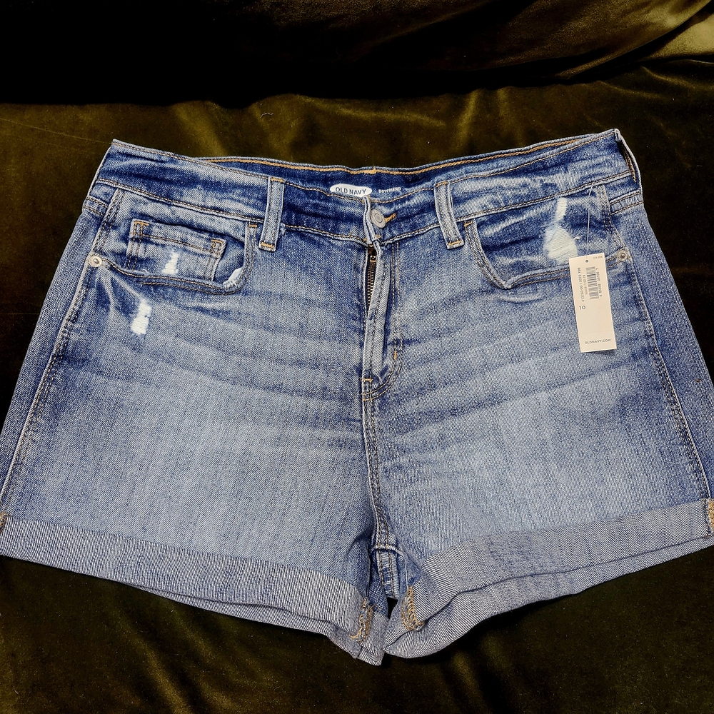Blue Denim Shorts